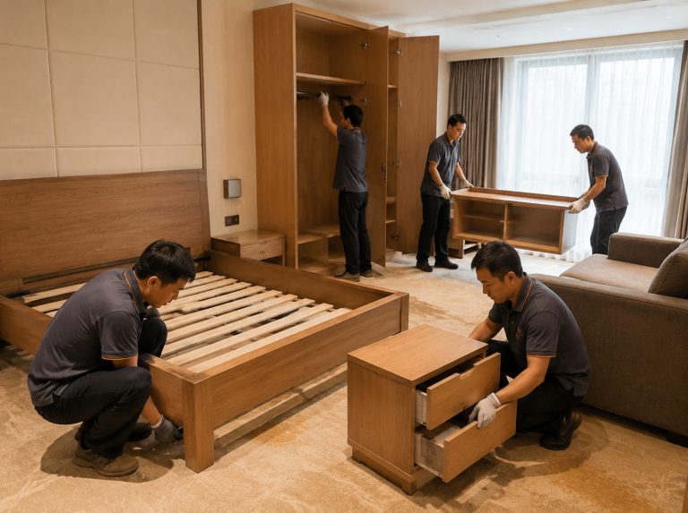 酒店客房家具整装回收