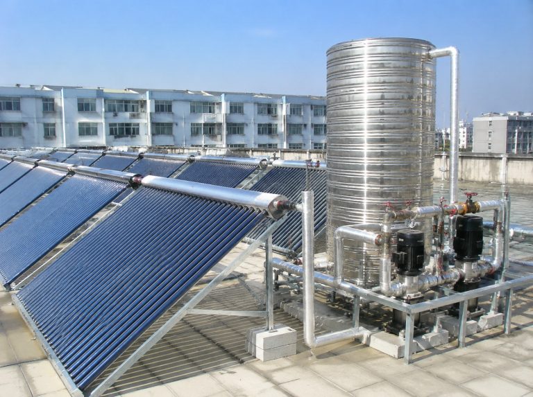 商用大容量真空管太阳能热水系统